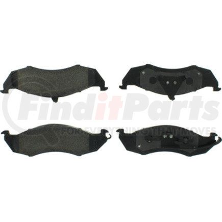 Centric 106.04170 Posi Quiet Extended Wear Brake Pads with Shims and Hardware