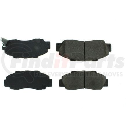 Centric 106.05030 Posi Quiet Extended Wear Brake Pads with Shims and Hardware