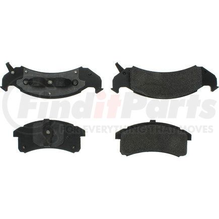 Centric 106.05050 Posi Quiet Extended Wear Brake Pads with Shims and Hardware