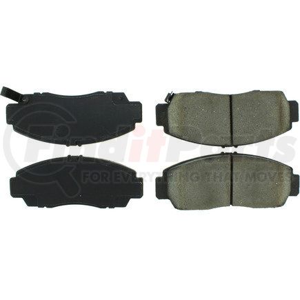 Centric 106.07870 Posi Quiet Extended Wear Brake Pads with Shims and Hardware