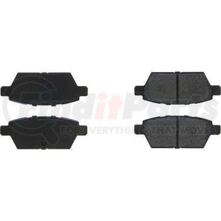 Centric 106.11610 Posi Quiet Extended Wear Brake Pads with Shims and Hardware