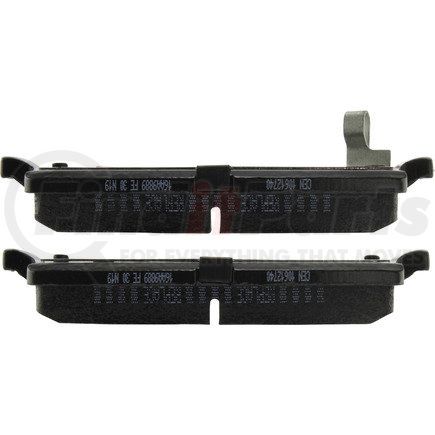 Centric 106.12740 Posi Quiet Extended Wear Brake Pads with Shims and Hardware