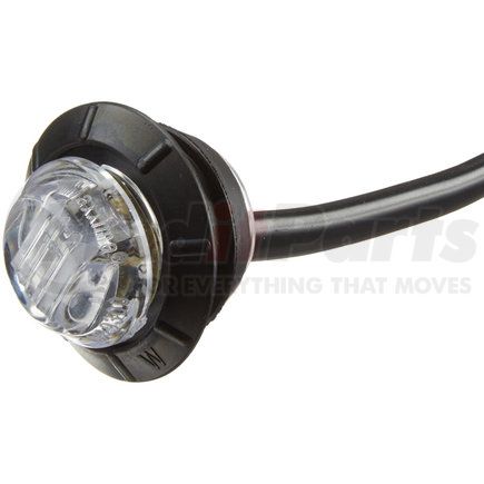 Maxxima M09300YCL Clearance Marler Light - 3/4" Round LED Amber Clear Lens