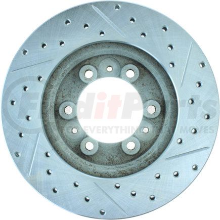 StopTech 227.43013R Select Sport Drilled and Slotted Brake Rotor; Front Right