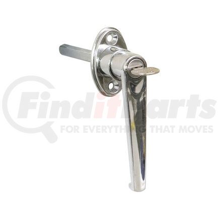 BUYERS PRODUCTS b2394l - exterior door handle - locking, l-type, chrome, with key | exterior door handle - locking, l-type, chrome, with key