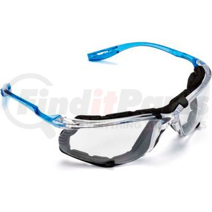 3M 7000128259 3M&#8482; Virtua&#8482; Safety Glasses with Foam Gasket, Blue Frame, Clear Lens