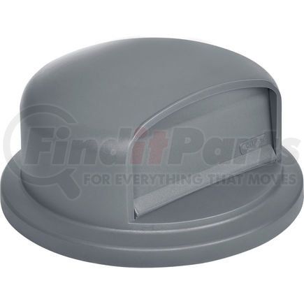 Global Industrial 641433GY Global Industrial&#153; Plastic Trash Can Dome Lid - 32 Gallon Gray