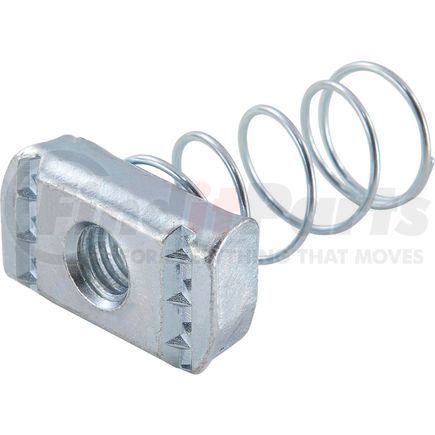 Global Industrial 713103 Global Industrial 1-5/8" Channel Nut P1008eg, Electro-Galvanized, 3/8-16