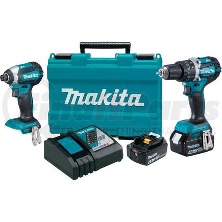 MAKITA XT269M - ® 18v brushless cordless hammer drill & impact driver combo kit 4.0ah