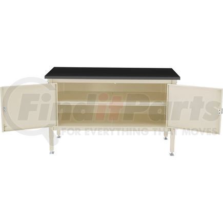 Global Industrial 253956TN Global Industrial&#153; 60 x 30 Security Cabinet Bench - Phenolic Resin Safety Edge