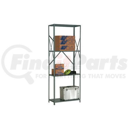 Global Industrial 234385A Global Industrial™ Steel Shelving 20 Ga 48"Wx18"Dx97"H Open Clip Style 4 Shelf