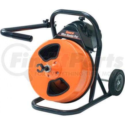 General Wire Spring Company MRP-D General Wire MRP-D Mini-Rooter Pro Drain/Sewer Cleaning Machine W/75' x 1/2" Cable & 4 Pc Cutter Set
