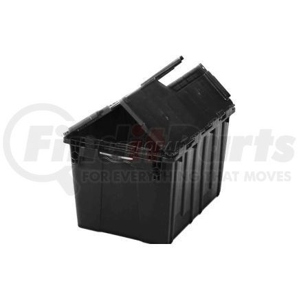 LEWISBins+ FP261-Black ORBIS Flipak® Distribution Container FP261 - 23-7/8 x 19-5/8 x 12-5/8 Recycled Black