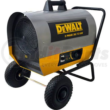 Enerco DXH2000TS DeWALT® Portable Forced Air Electric Heater with Wheel Kit DXH2000TS, 20,000 Watt, 240V