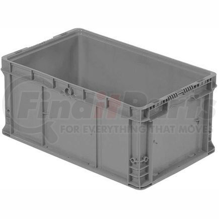 LEWISBins+ NXO2415-11.5-GY ORBIS Stakpak NXO2415-11.5 Modular Straight Wall Container, 24"L x 15"W x 11-1/2"H, Gray