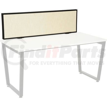 GLOBAL INDUSTRIAL 695446 Interion&#174; Universal Clamp-On Desk Partition - Fabric