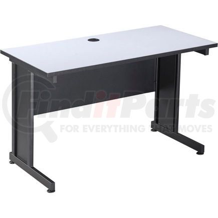 Global Industrial 249012AGY Interion&#174; 36" Desk Gray