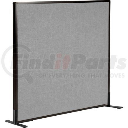 GLOBAL INDUSTRIAL 240225FGY - interion® freestanding office partition panel, 48-1/4"w x 42"h, gray