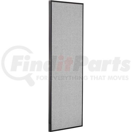 GLOBAL INDUSTRIAL 277662GY Interion&#174; Office Partition Panel, 24-1/4"W x 72"H, Gray