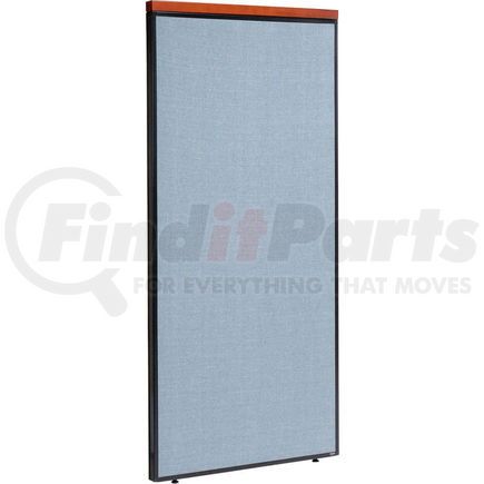 Global Industrial 277527BL Interion&#174; Deluxe Office Partition Panel, 36-1/4"W x 73-1/2"H, Blue