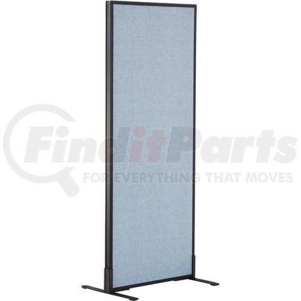 Global Industrial 694656FBL Interion&#174; Freestanding Office Partition Panel, 24-1/4"W x 60"H, Blue