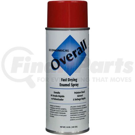 Rust-Oleum V2407830 Rust-Oleum Red Overall Economical Enamel Aerosol, 10 oz. - V2407830