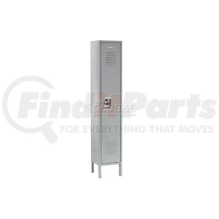 Global Industrial 968256GY Global Industrial&#153; Infinity&#174; Single Tier 1 Door Locker, 12"Wx12"Dx72"H, Gray, Assembled