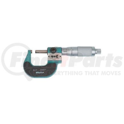 Mitutoyo 193-211 Mitutoyo 193-211 0-1" Mechanical Outside Micrometer W/Digital Counter &  Ratchet Friction Thimble