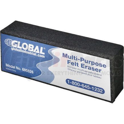 Global Industrial 695526PK Global Industrial Dry Erase Eraser - Pack of 6