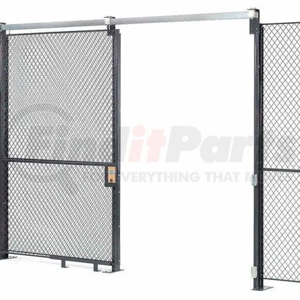 Global Industrial 603339 Global Industrial&#8482; Wire Mesh Sliding Gate - 8x6