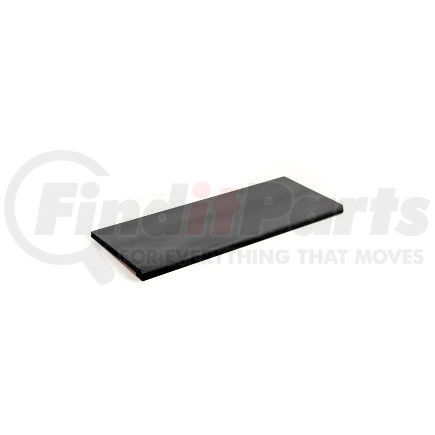 Econoco DA448/B Slatwall Shelf  48x15 Black Plastic With Round Edge