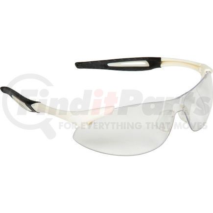 MCR SAFETY IA130AF MCR Safety IA130AF Inertia&#174; Safety Glasses, White Frame, Clear Anti-Fog Lens