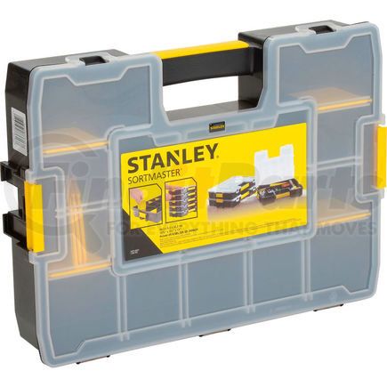 STANLEY STST14027 Stanley STST14027 SortMaster 17-3/8"x13"x3-1/2" 17-Compartment Stackable Small Parts Organizer