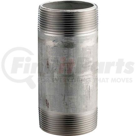 Merit Brass 4008-550 1/2 In. X 5-1/2 In. 304 Stainless Steel Pipe Nipple - 16168 PSI - Sch. 40 - Domestic