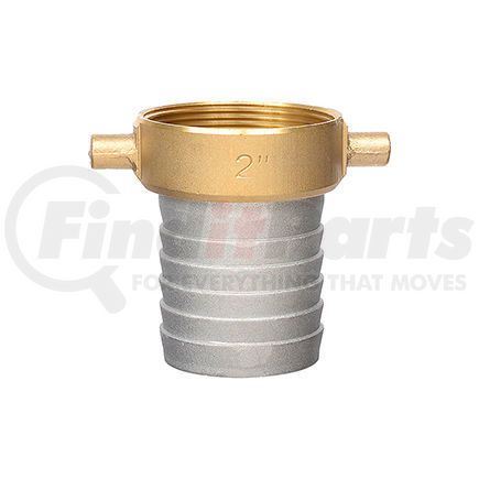 APACHE 43076000 -  2" aluminum female short shank coupling w/ brass nut