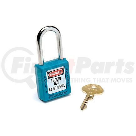 MASTER LOCK 410TEAL Master Lock&#174; Safety 410 Series Zenex&#153; Thermoplastic Padlock, Teal, 410TEAL