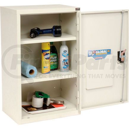 GLOBAL INDUSTRIAL 269877WH Global Industrial&#8482; Wall Storage Cabinet Assembled 19-7/8"W x 14-1/4"D x 32-3/4"H White