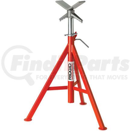 Ridge Tool Company 56662 RIDGID&#174; Model No. Vj-99 V Head High Pipe Stand, 12" Max. Pipe Capacity, 28"-53" H