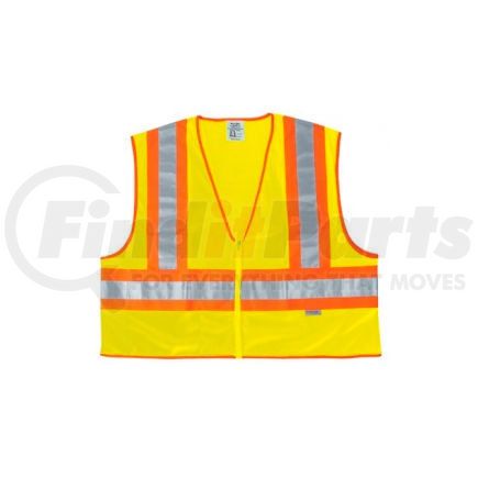 MCR Safety WCCL2LXL Luminator&#x2122; Class II Safety Vests, RIVER CITY WCCL2LXL, Size XL