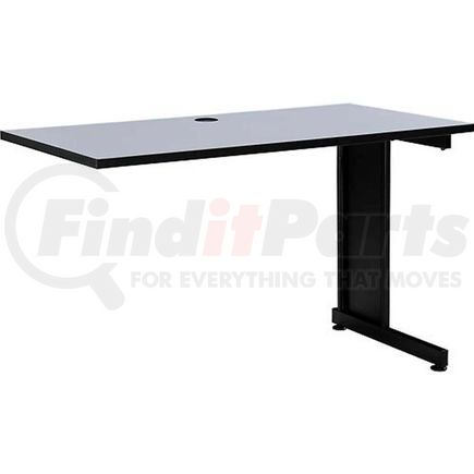 Global Industrial 812235GY Interion&#174; 48" Right Handed Return Table, Gray