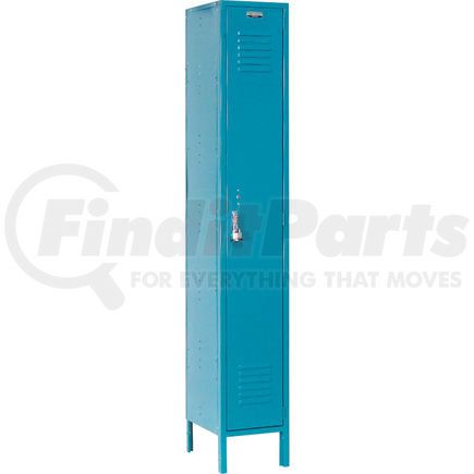 Global Industrial 652166BL Global Industrial&#153; Paramount&#174; Single Tier 1 Door Locker, 12"Wx12"Dx72"H, Blue, Assembled