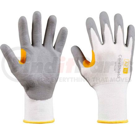 North Safety 22-7513W/6XS CoreShield&#174; 22-7513W/6XS Cut Resistant Gloves, Nitrile Micro-Foam Coating, A2/B, Size 6