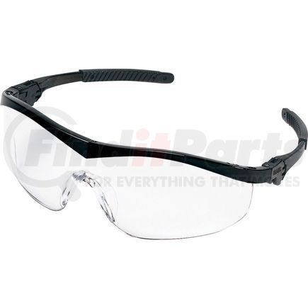 MCR Safety ST110 MCR Safety&#174; ST110 Safety Glasses ST1 Series, Black Frame, Clear Lens.