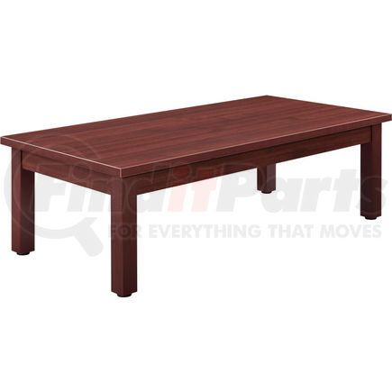 Global Industrial 695753MH Interion&#174; Wood Coffee Table - 48" x 24" - Mahogany