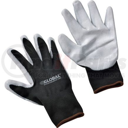 Global Industrial 708344L Global Industrial&#8482; Foam Nitrile Coated Gloves, Gray/Black, Large, 1-Pair