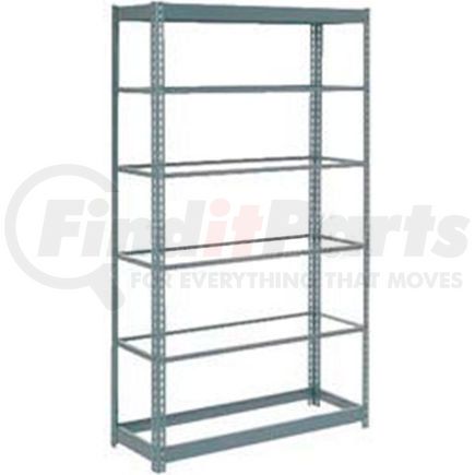 Global Industrial 255548 Global Industrial&#8482; Heavy Duty Shelving 48"W x 18"D x 96"H With 6 Shelves - No Deck - Gray