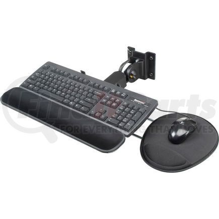 Global Industrial 250966 Global Industrial&#8482; Flip-Up Keyboard & Mouse Tray For Orbit Workstation