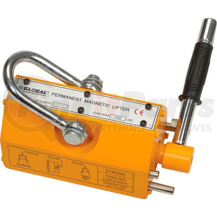 Global Industrial 316090 Global Industrial™ Lifting Magnet 1200lb. Capacity