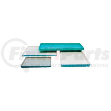 Molded Fiberglass Companies 3180011675 Molded Fiberglass Toteline Conveyor/Assembly Tray 318001 -18"L x 14"W x 1"H Gray