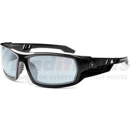 ERGODYNE 50080 Ergodyne&#174; Skullerz&#174; Odin Safety Glasses, Indoor/Outdoor Lens, Black Frame